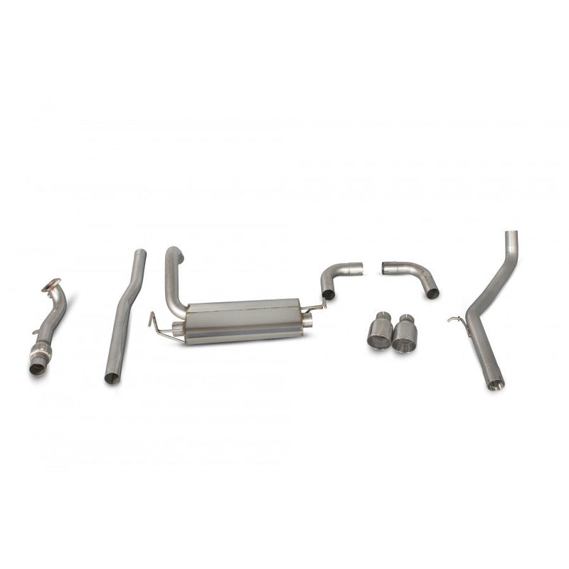 Fiat 500/595/695 Abarth (IHI & Garrett Turbo) Scorpion Exhausts Cat Back None Resonated