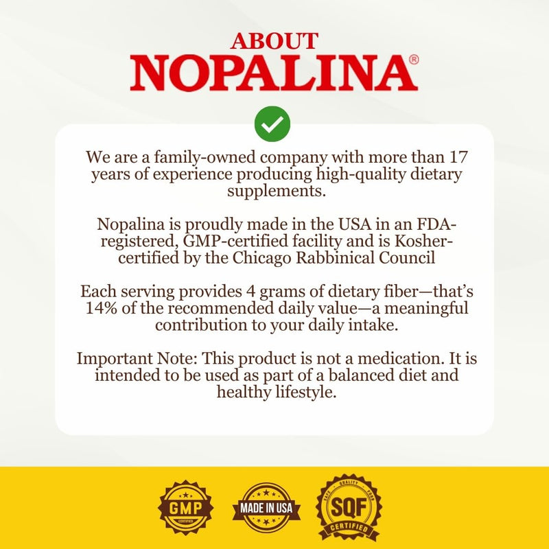 Nopalina Flax Seed Capsules 240 Capsules – Digestive Health & Fiber Support