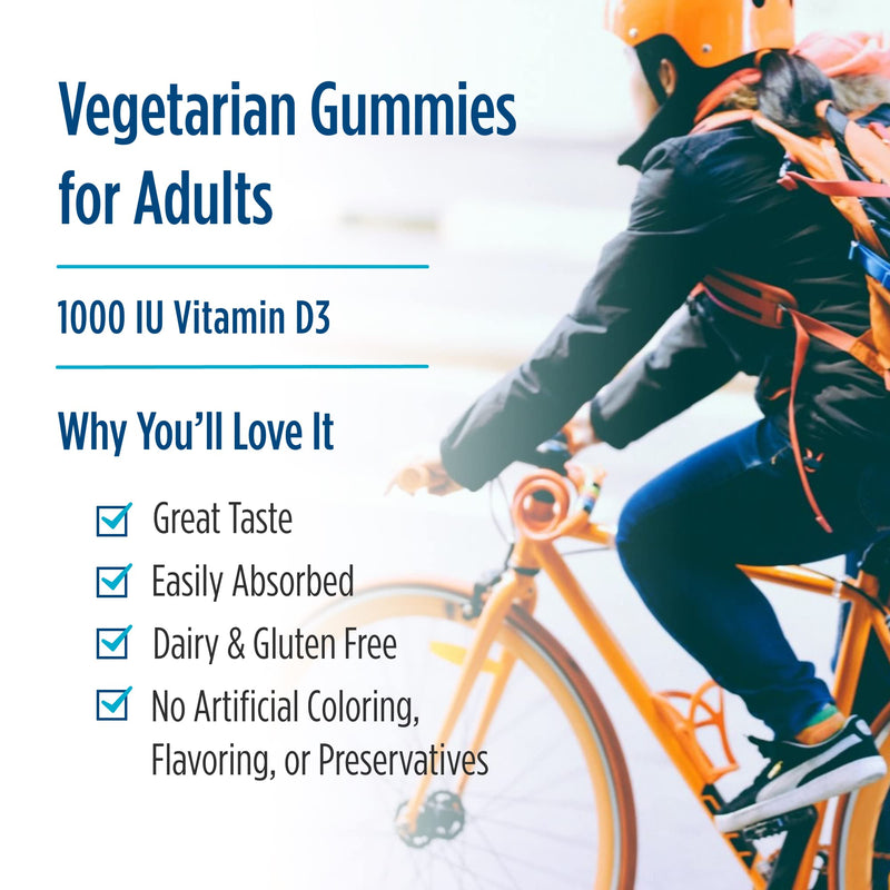 Nordic Naturals Pro Vitamin D3 Gummies - Wild Berry, 1000 IU (60 Gummies)