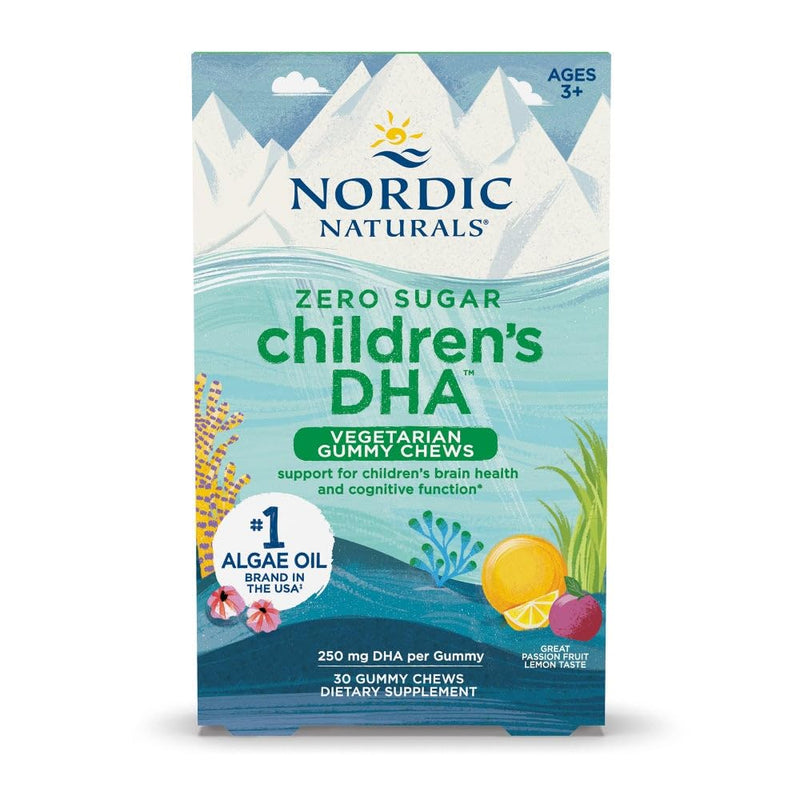 Nordic Naturals Zero Sugar Children's DHA Vegetarian Gummy Chews