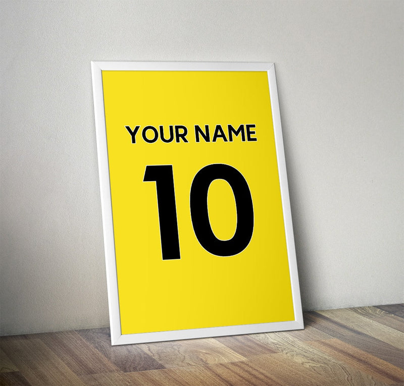 Personalised Football Shirt Print