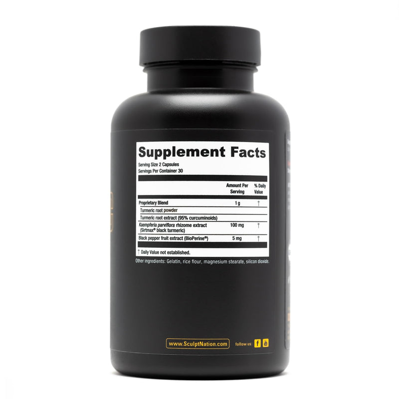 Sculpt Nation by V Shred Turmeric Curcumin with Black Pepper – Joint Health Support (30-Day Supply)