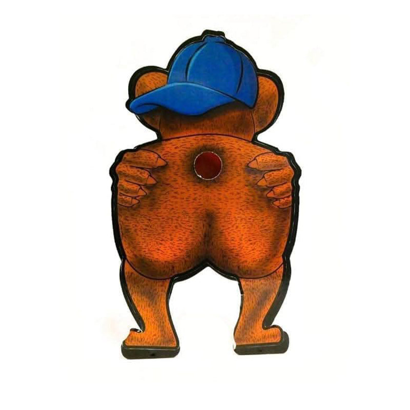 Bear Bottom Nut Cracker Auto Reset Shooting Target Game