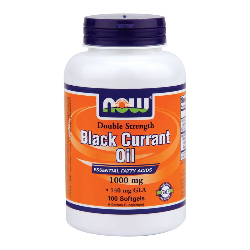 Now Foods Black Currant Oil 1000 mg - 100 Softgels, 2 Pack