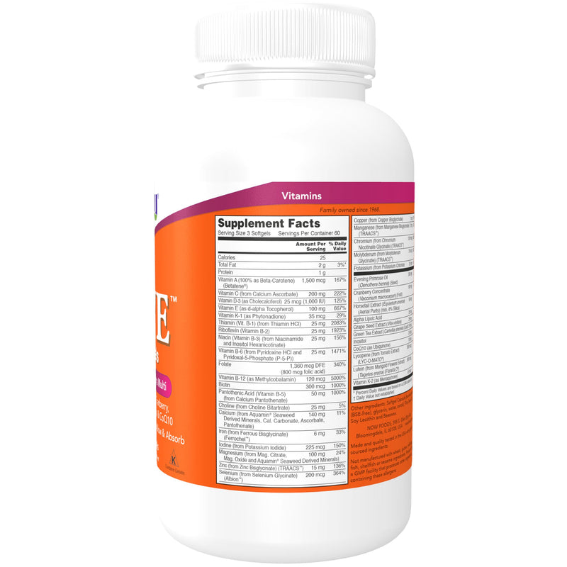 NOW Foods Eve Superior Women's Multi - 180 Softgels | Dietary Supplement