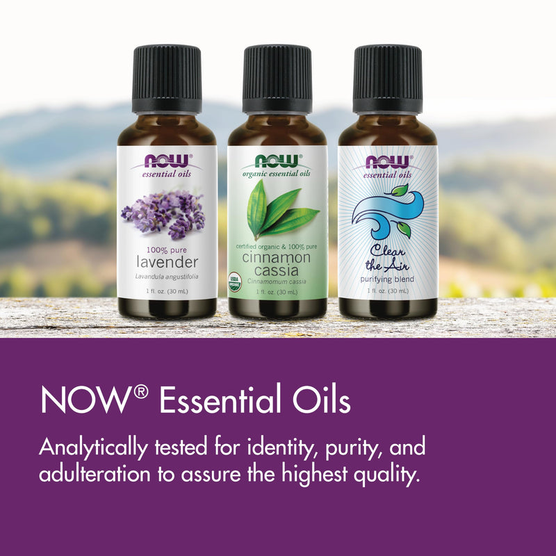NOW Essential Oils Lemon & Eucalyptus Blend - Pure, Cold-Pressed, Vegan