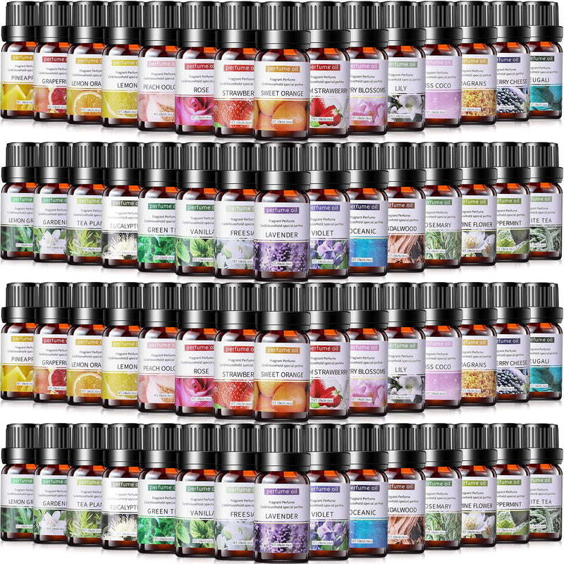 Nuanchu 36 Pcs Essential Oils Set - 10ml Fragrance Oils for Diffuser & DIY Aromatherapy Kit