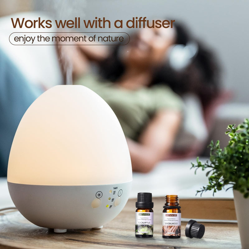 Nuanchu 36 Pcs Essential Oils Set - 10ml Fragrance Oils for Diffuser & DIY Aromatherapy Kit
