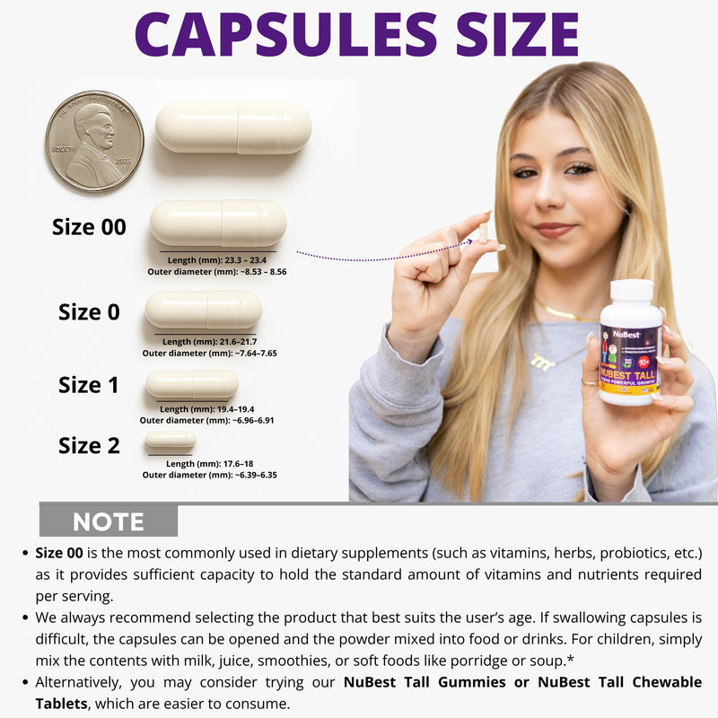 NuBest Tall 10+ – Advanced Bone Strength Formula for Kids 10+ & Teens | Supports Immunity, Development & Wellness | Pack 3 (3 Months)