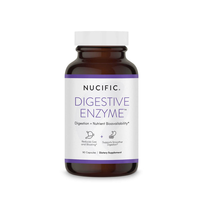 Nucific Digestive Enzyme Supplement – Supports Digestion & Nutrient Bioavailability | 90 Count