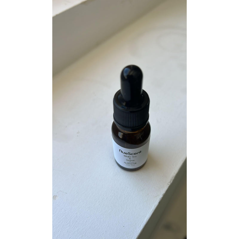NueScent White Tea & Thyme Aroma Oil for Scent Diffusers – Vegan, Non-GMO, Cruelty Free