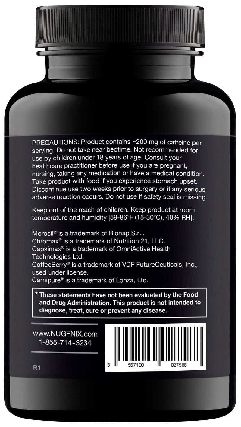 Nugenix Thermo – Advanced Thermogenic Fat Burner for Men | 60 Count