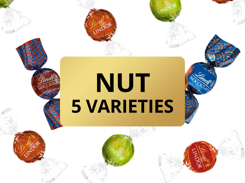 Lindt Nut Chocolate Collection | 5 varieties