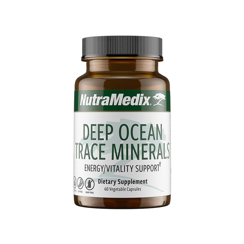 NutraMedix Deep Ocean Trace Minerals 1,000mg – Electrolyte Support & Essential Minerals (60 Capsules)