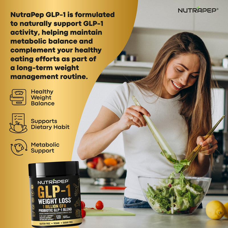 NutraPep GLP-1 Probiotic Weight Loss Support - Berberine