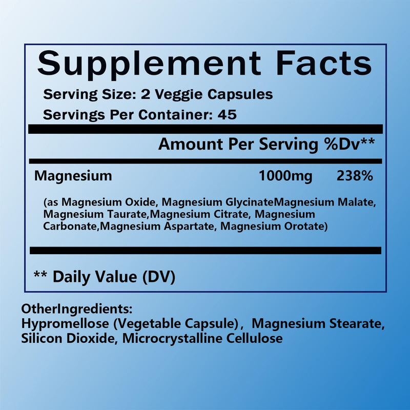 Nutrapure Magnesium Complex 12-in-1 1000mg | 7 Elemental Forms | Vegan Non-GMO