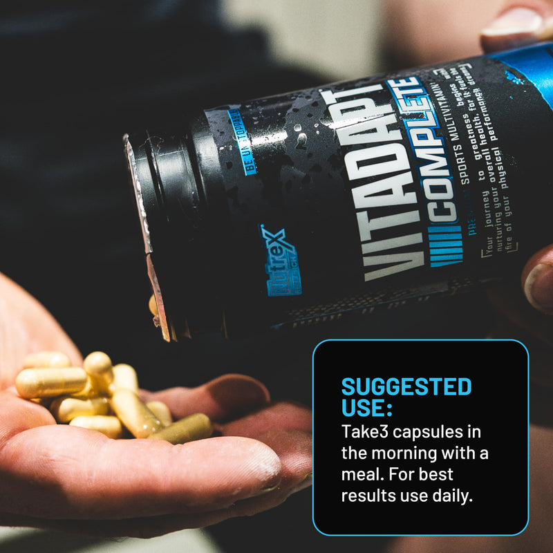 Nutrex Vitadapt Complete Sports Multivitamin for Men - 90 Capsules