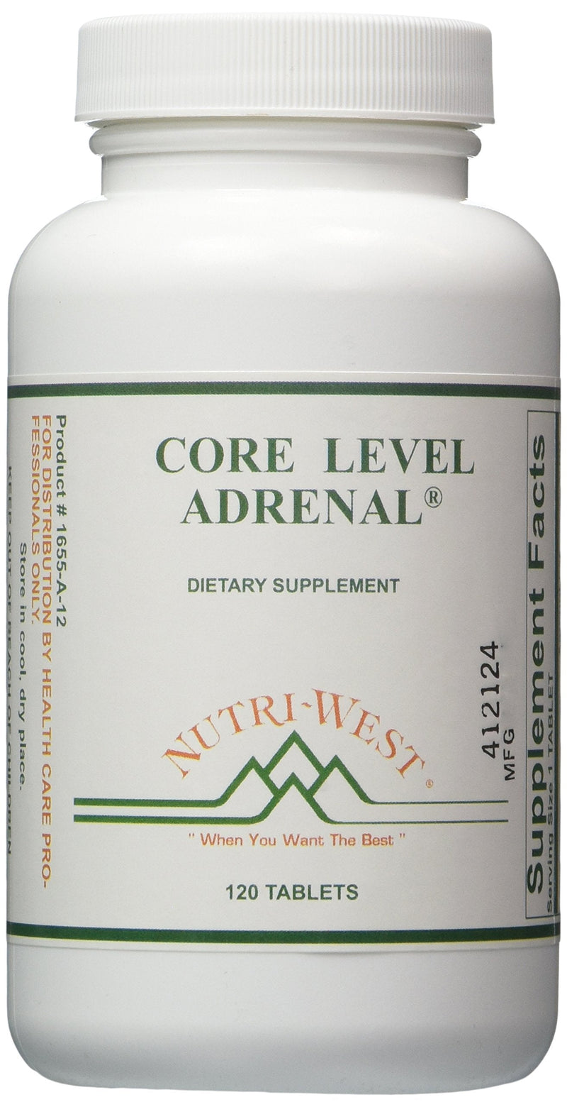 Nutri-West Core Level Adrenal - 120 Capsules | Premium Daily Dietary Supplement