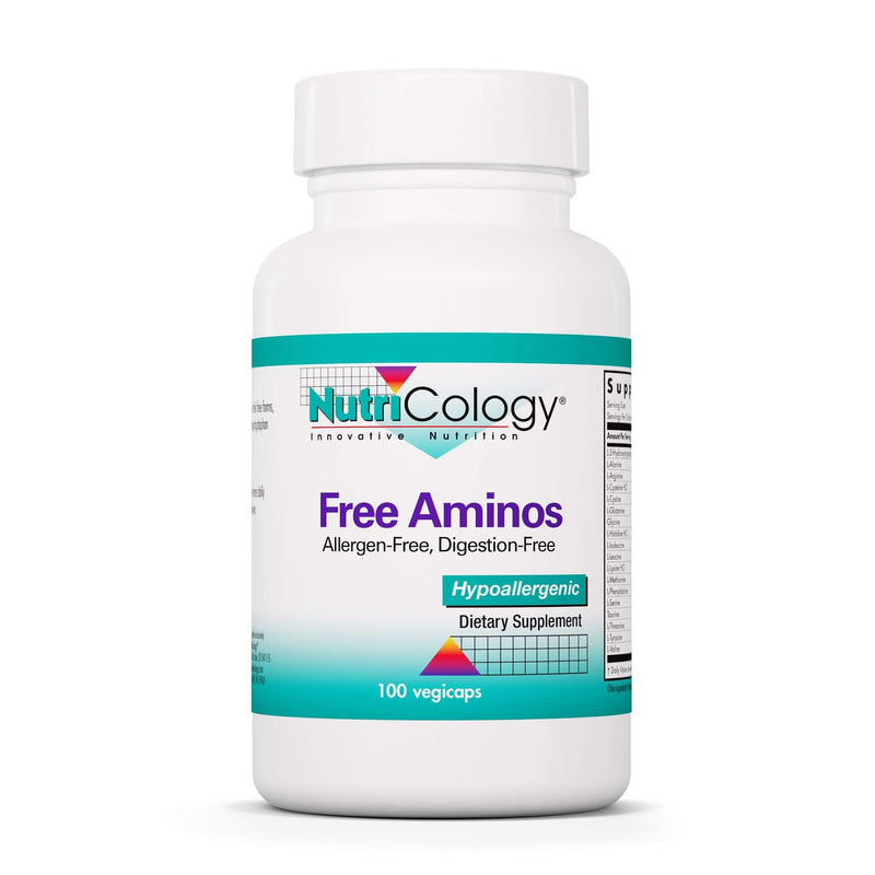 Nutricology Free Aminos – Essential Amino Acids Complex, 100 Count