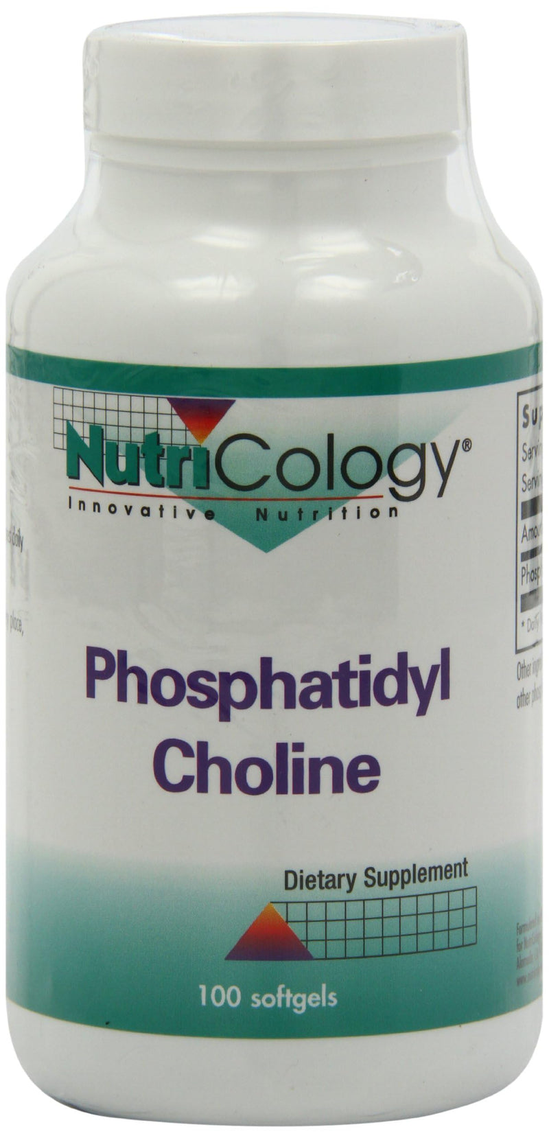 Nutricology Phosphatidylcholine Supplement - Lecithin Softgels 1540mg (100 Count)