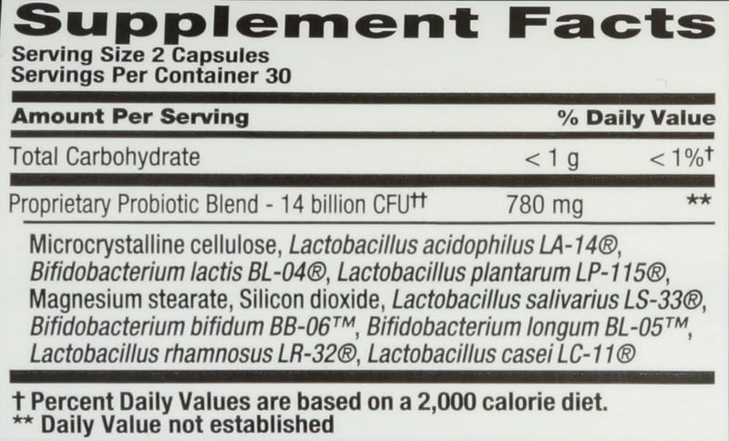 Nutrition Now PB 8 Probiotic Acidophilus – Vegetarian, 60 Count