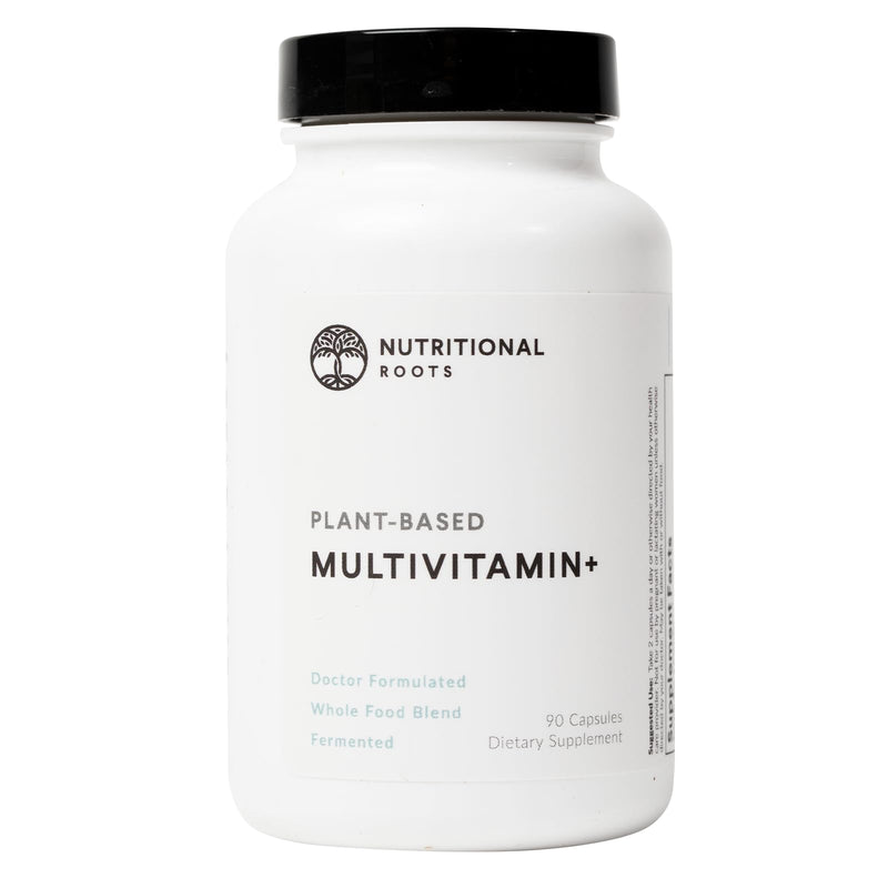 Nutritional Roots Multivitamin+ | Plant-Based Fermented Vitamins & Probiotics, 45 Servings
