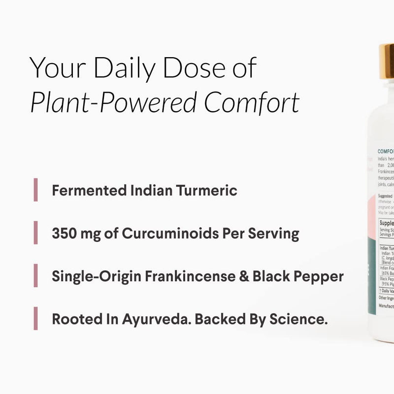 Nutritional Roots Indian Turmeric + Frankincense – 95% Curcuminoids, Joint Health – 60 Capsules