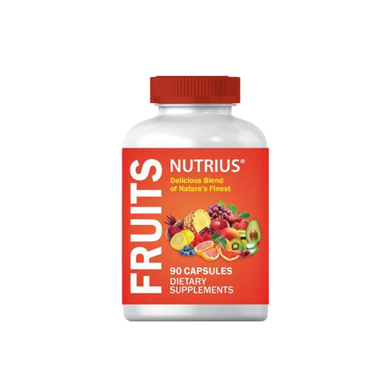 Nutrius Fruits: Delicious Blend of Nature's Finest - 90 Capsules Dietary Supplements