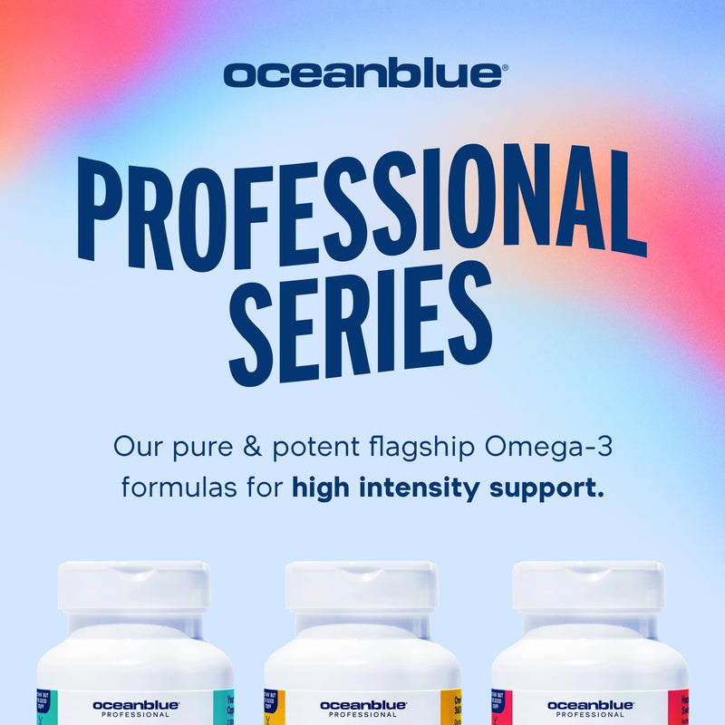 Oceanblue Omega-3 2100-60 Count – Triple-Strength Burpless Fish Oil (EPA, DHA & DPA) Orange, 30 Servings
