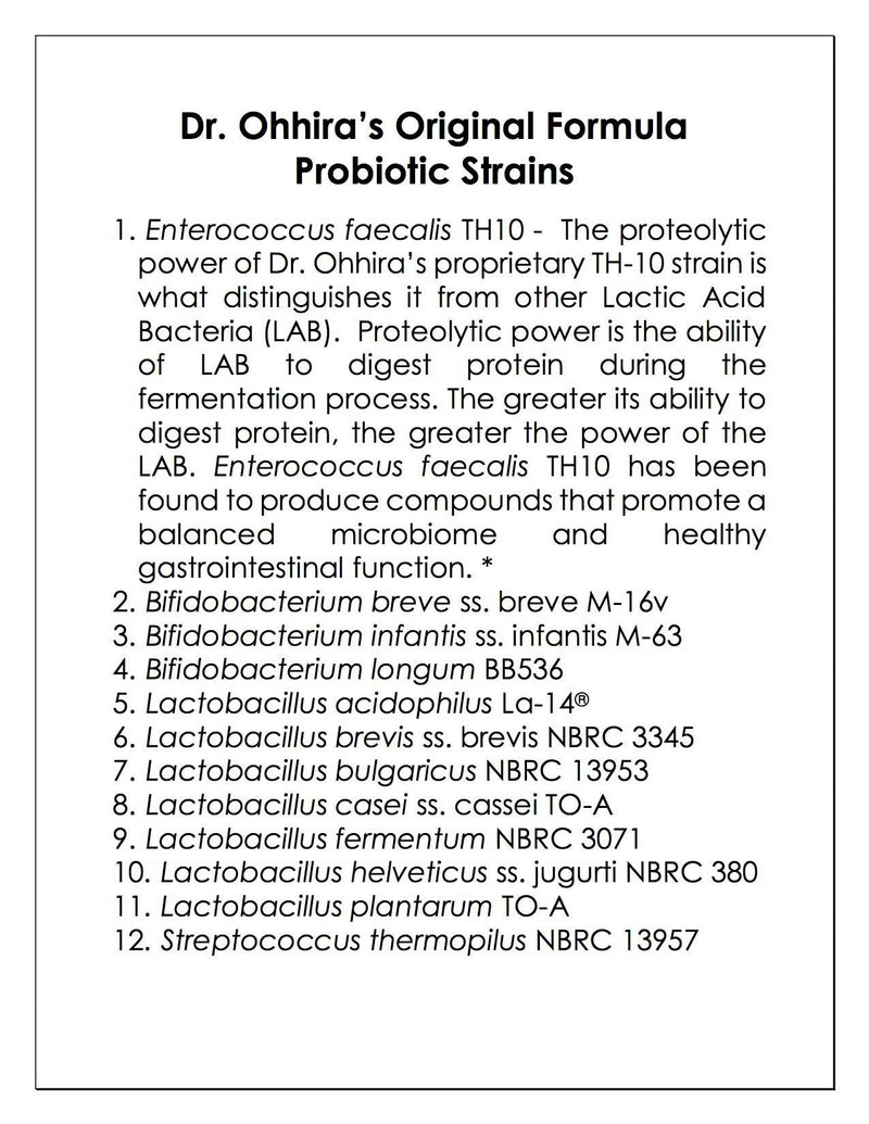 Dr. Ohhira’s Probiotics Professional Formula – Five-Year Fermented Prebiotics, 12 Strains, Postbiotic Metabolites, 30 Capsules