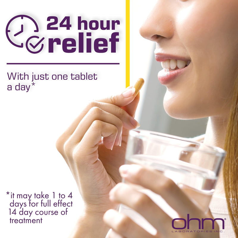 Ohm Esomeprazole Magnesium 20 mg Delayed-Release Capsules – 24-Hour Heartburn & Acid Reflux Relief (84-count)