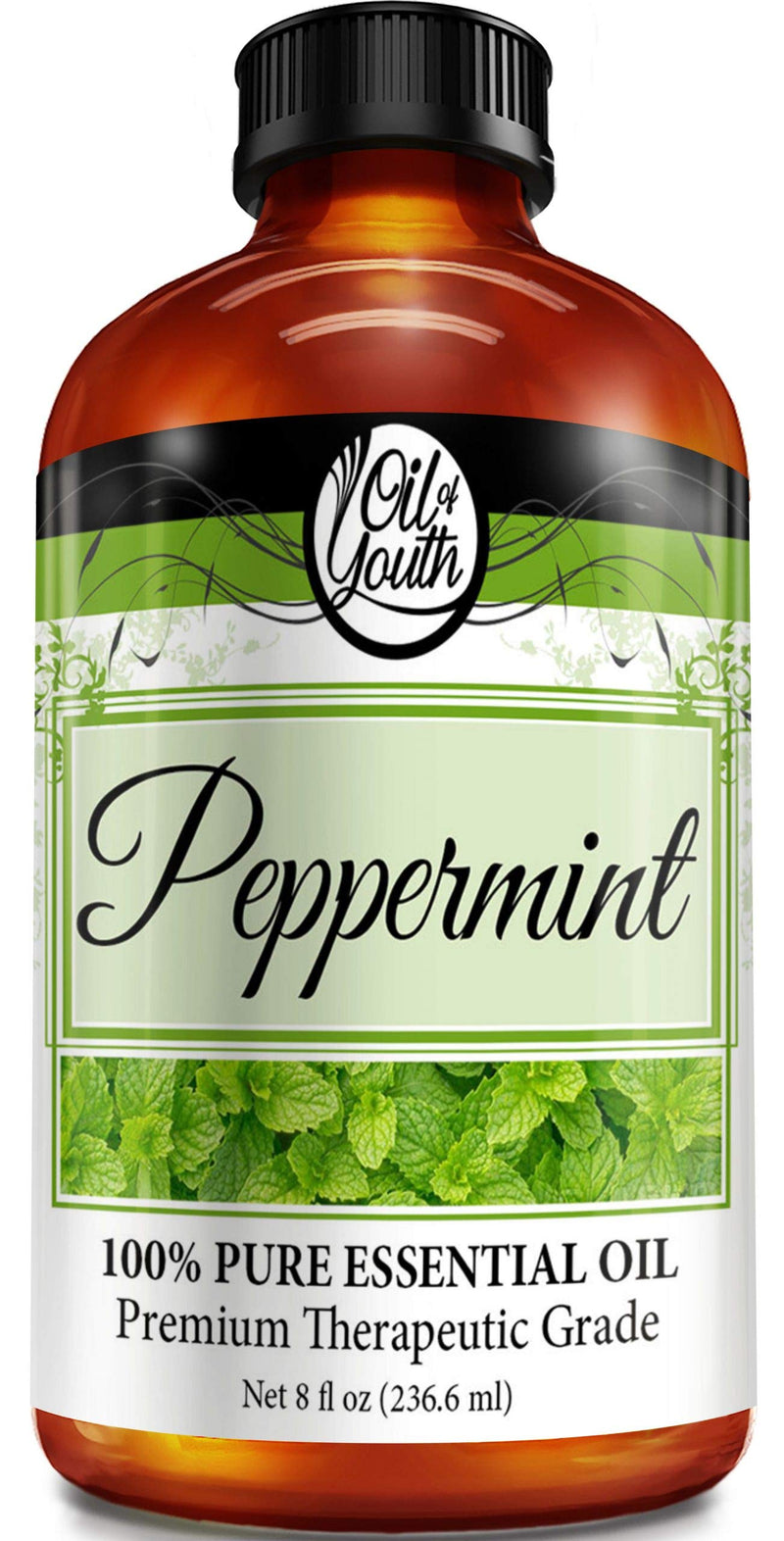 Oil of Youth Peppermint Essential Oil 8 oz - Aromatherapy Grade
