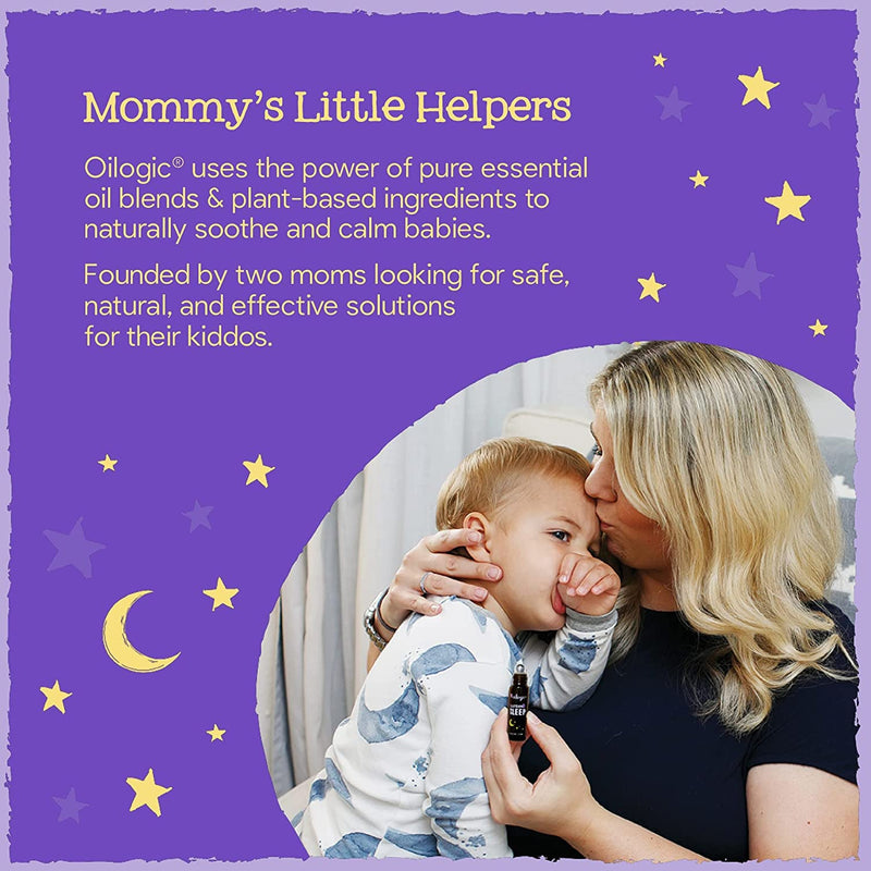 Oilogic Slumber & Sleep Linen Mist for Babies – 2-Pack | 100% Pure Essential Oils