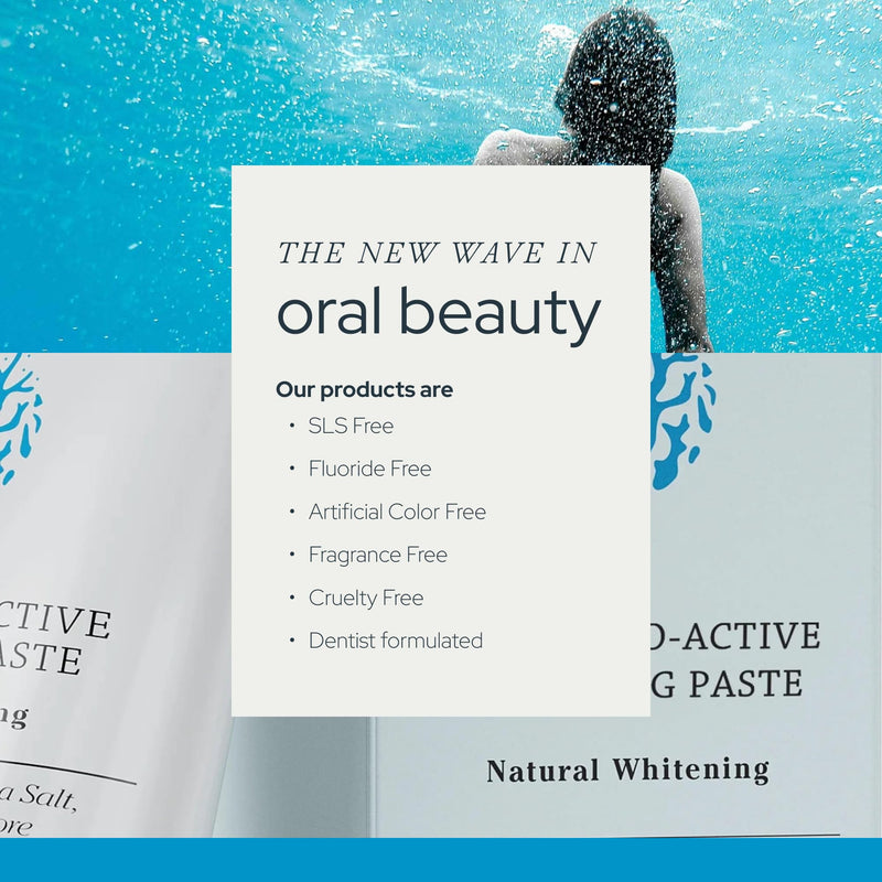 OLAS Marine Bio-Active Toothpaste – Whitening, SLS Free & Fluoride Free (3.5oz)