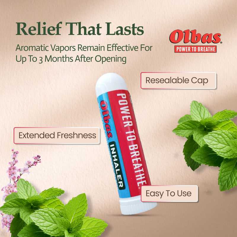 Olbas Inhaler Aromatherapy – Pocket-Size Nasal Inhaler for Clear Breathing