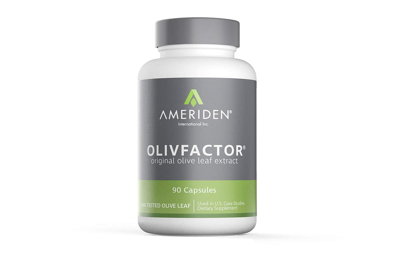 OLIVFACTOR Original Olive Leaf Extract – DNA Tested, 20% Oleuropein, 90 Vcaps (525 mg)