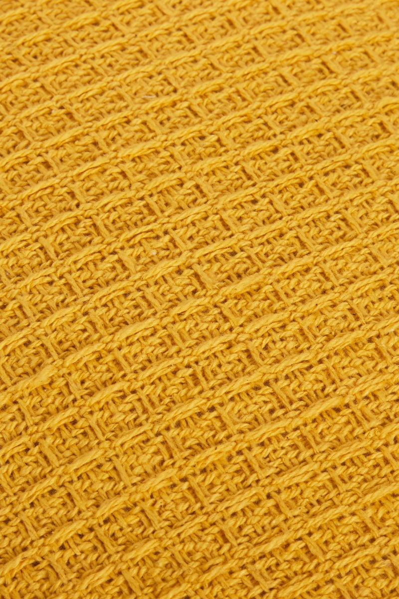 OLIVIA ROCCO Lisbon Pure Indian Cotton Handwoven Honeycomb Cushion Covers 17x17 and 24x24