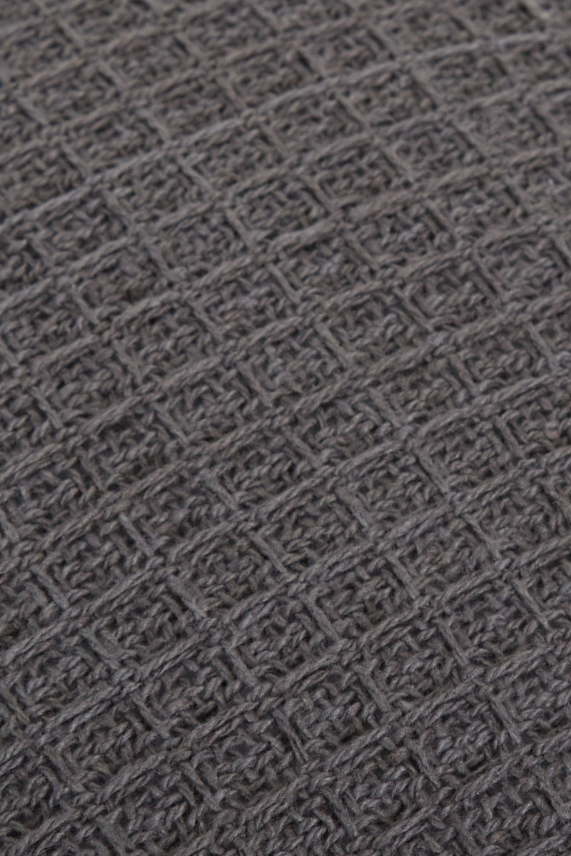 OLIVIA ROCCO Lisbon Pure Indian Cotton Handwoven Honeycomb Cushion Covers 17x17 and 24x24