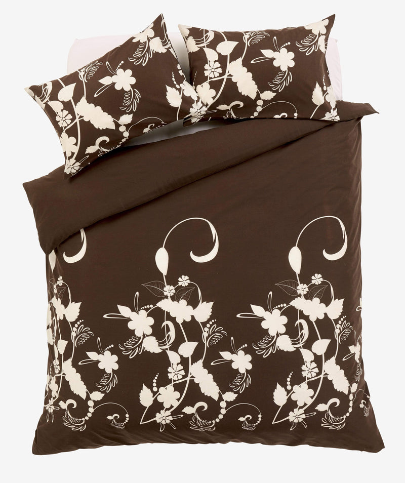 OLIVIA ROCCO Floral Trail Duvet Set Cotton Rich Bedding With Botanical Design Single