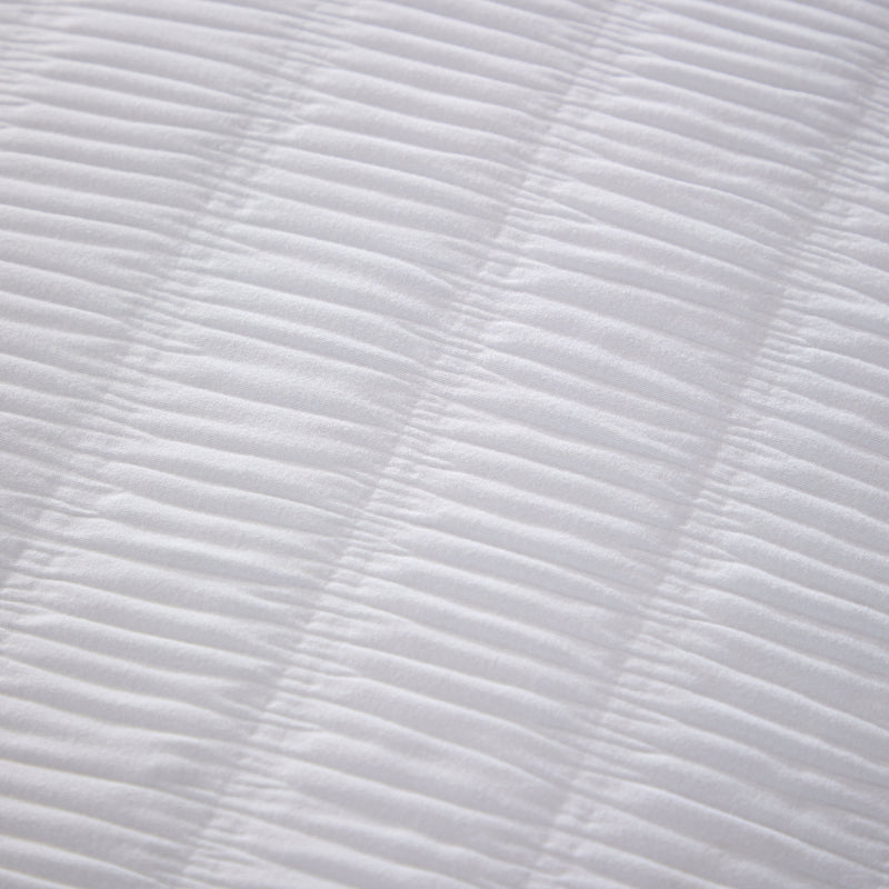 OLIVIA ROCCO Belgravia White Microfibre Duvet Cover Set With Pillowcases Soft Easy Care