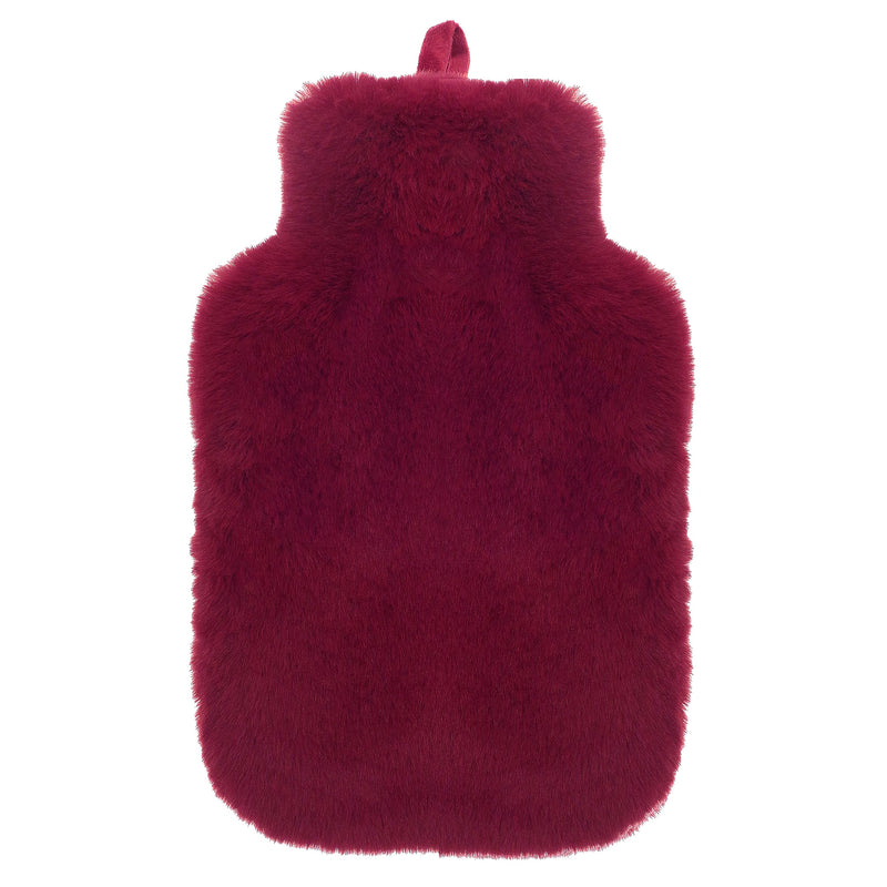 OLIVIA ROCCO Faux Fur Covered 2 Litre Luxury Hot Water Bottle Thermotherapy Natural Hotel-Quality Everyday Comfort