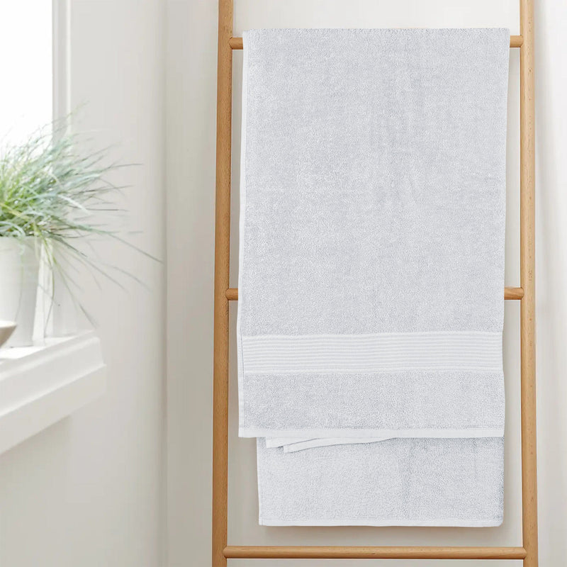 OLIVIA ROCCO Rhodes Towel White 100% Cotton Hotel Quality Soft Super Absorbent Hand Bath