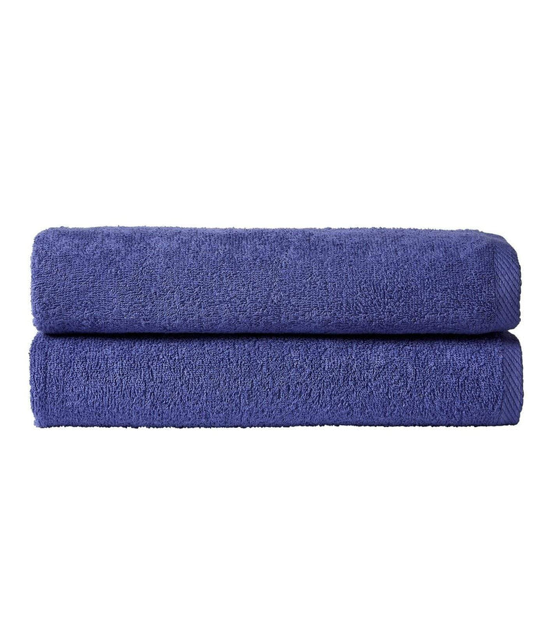 OLIVIA ROCCO Large Bath Sheets 80x140 cm Pack of 2 Quick Drying Lightweight Easycare