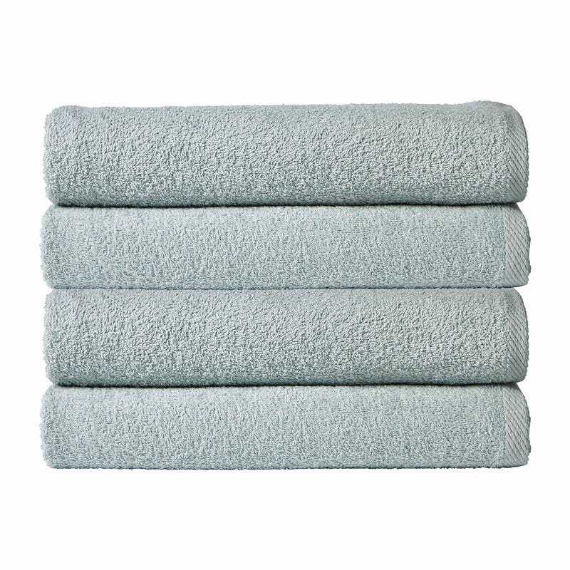 OLIVIA ROCCO Pack Of 4 Large Quick-Drying Indus Valley Cotton Bath Sheets 80x140cm