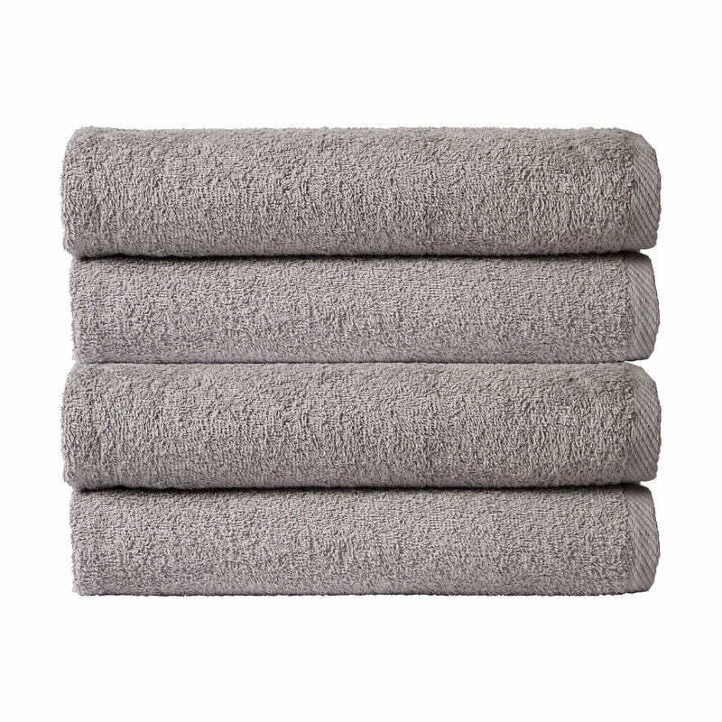 OLIVIA ROCCO Pack Of 4 Large Quick-Drying Indus Valley Cotton Bath Sheets 80x140cm