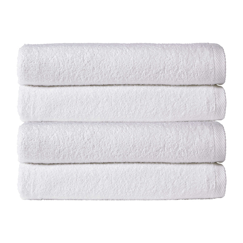 OLIVIA ROCCO Pack Of 4 Large Quick-Drying Indus Valley Cotton Bath Sheets 80x140cm