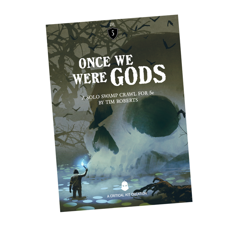 Once We Were Gods DND, a 5th Edition solo adventure
