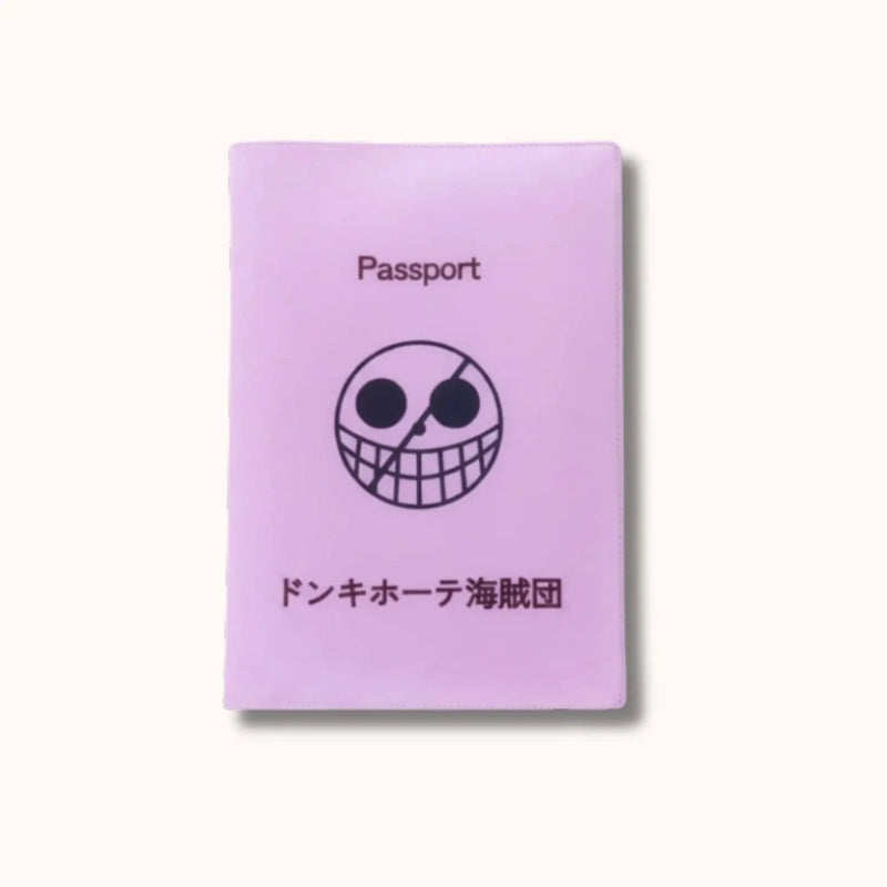 One Piece Donquixote Pirates Pink Passport Cover