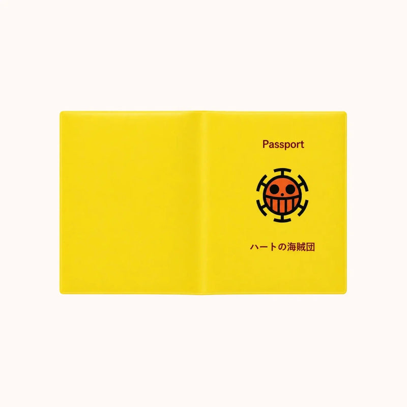 One Piece Heart Pirates Yellow Passport Cover