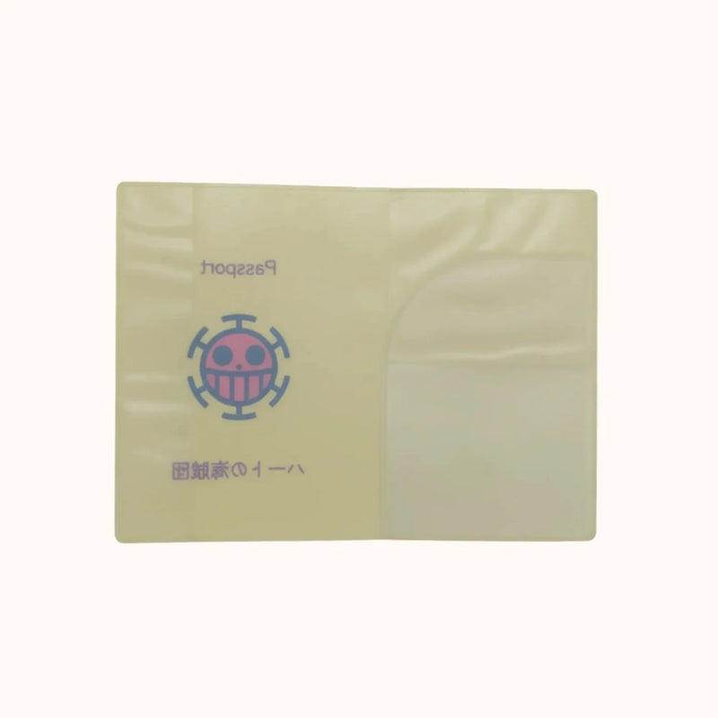 One Piece Heart Pirates Yellow Passport Cover